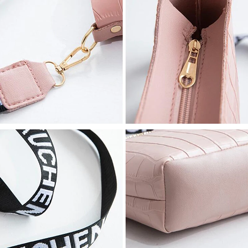 Женская сумка-мессенджер из крокодиловой кожи