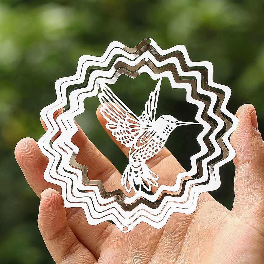 

3D Зеркальный Ветер Спиннер Колибри