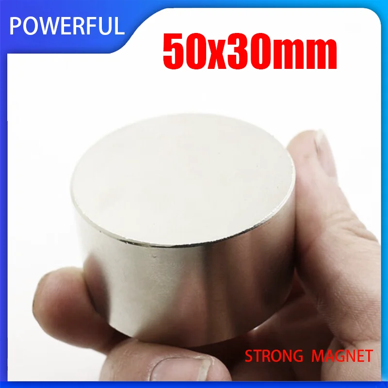 1/2/3/5 шт. 50x30 50x10 50x15 50x20 мм неодимовый магнит N35 Круглый Мощный магнитный магнит диск Imanes Aimant