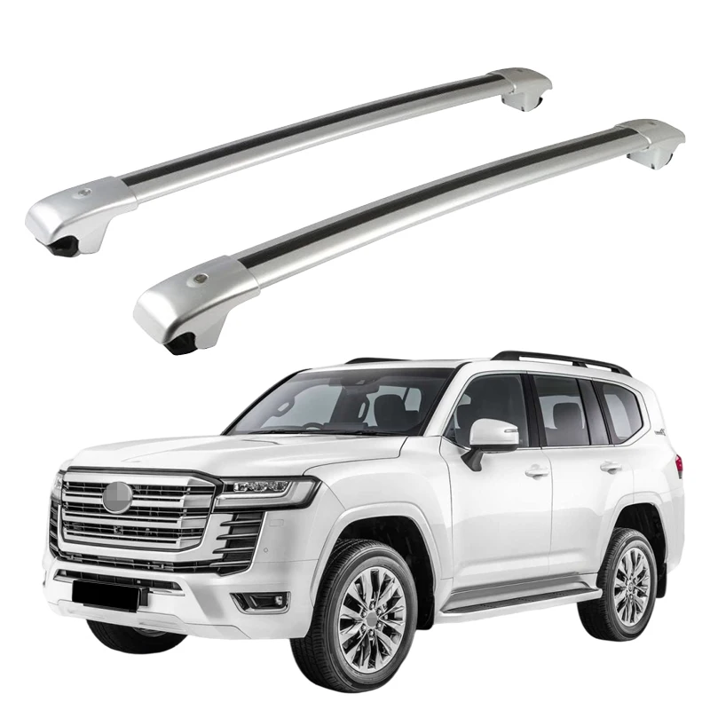 

Cross bar frame guality aluminum universal luggage bar car Roof Rack For Toyota LAND CRUISER 2015-2023