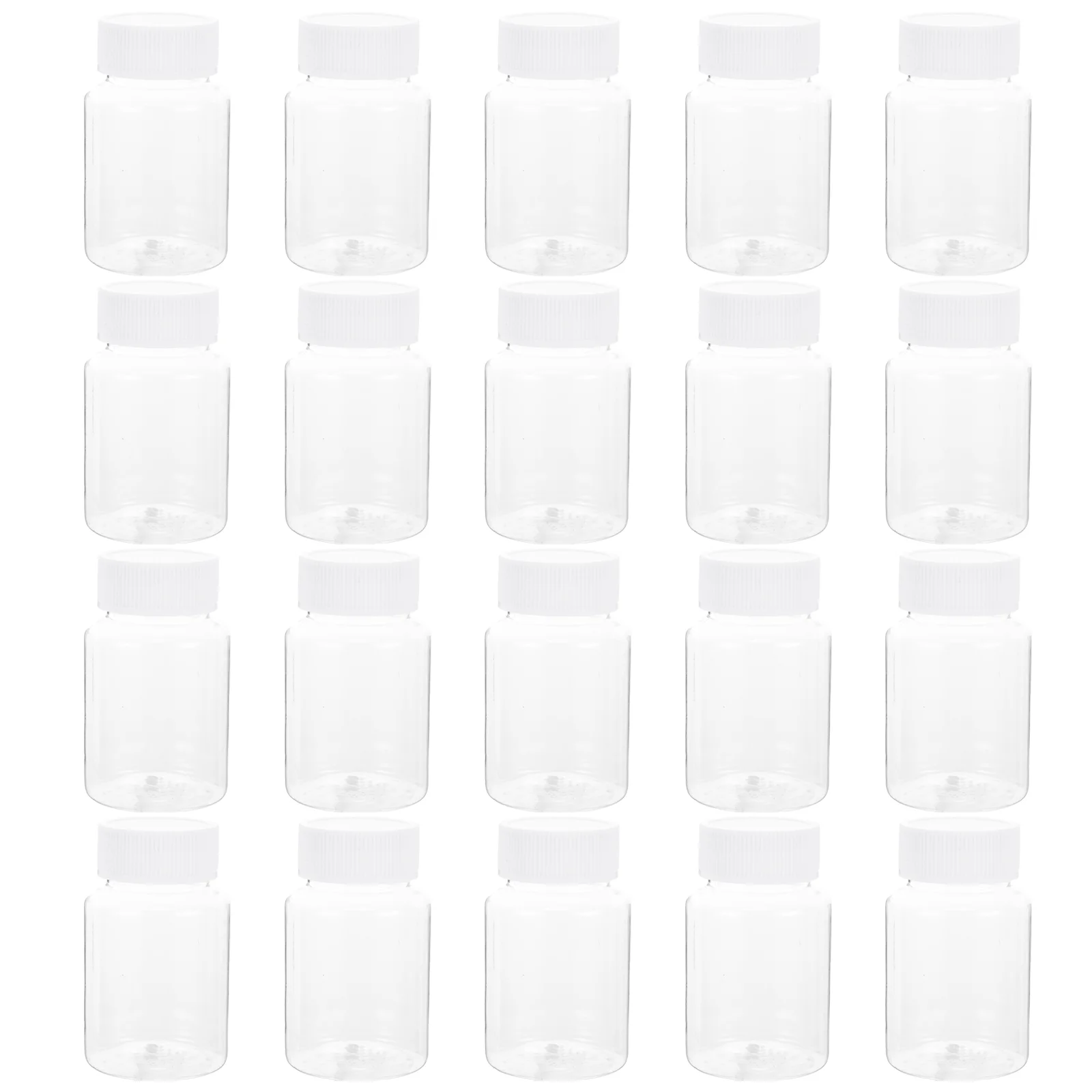 

Bottle Container Bottles Clear Empty Storagepet Reagent Capsmedicine Holder Containers White Dispenser Tabletjars