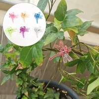 10pcs vine fix clip plant support clips garden clips butterfly shape durable light weight flower orchid stem clips