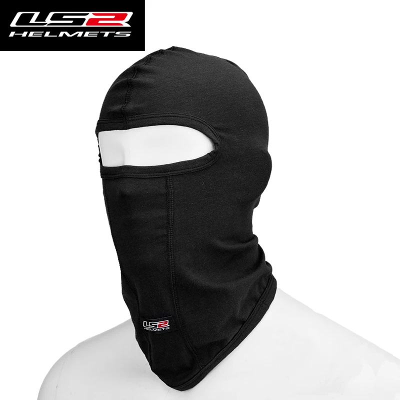 

LS2 motorcycle hood helmet lining summer mask ventilation breathable sunscreen 4 seasons protective gear warm riding men