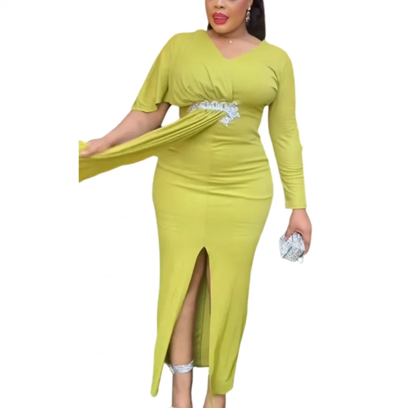 

African Dress For Women 2023 Bodycon Party Short Sleeves Christmas Birthday Elegant Event Africa Evening Coming Maxi Dresses
