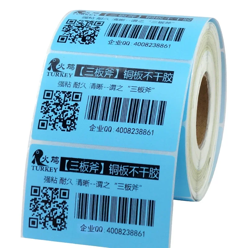 

Синий цвет штрих-код Термотрансферная этикетка 80 мм x 50 мм (1000 этикеток)