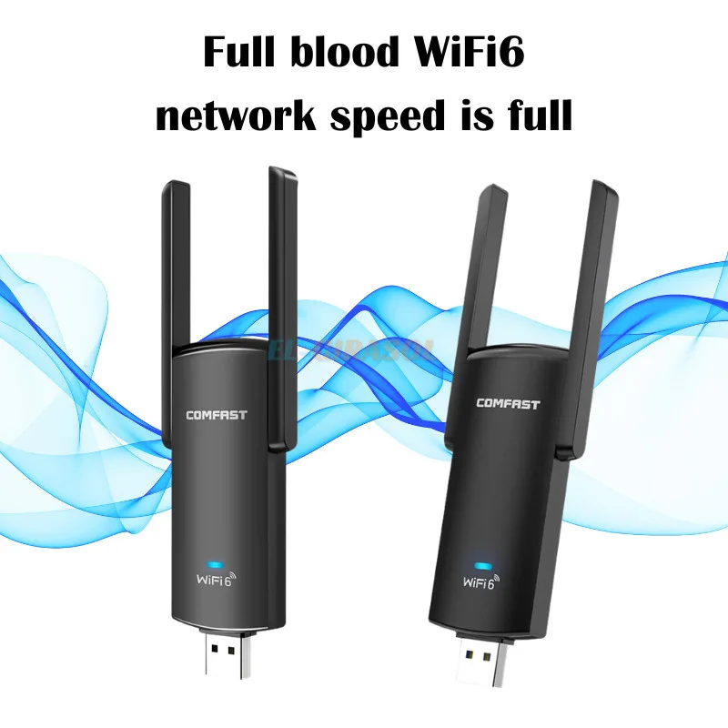COMFAST CF-953AX Wi-Fi6 USB-адаптер Беспроводная сетевая карта Приемник Гигабитный