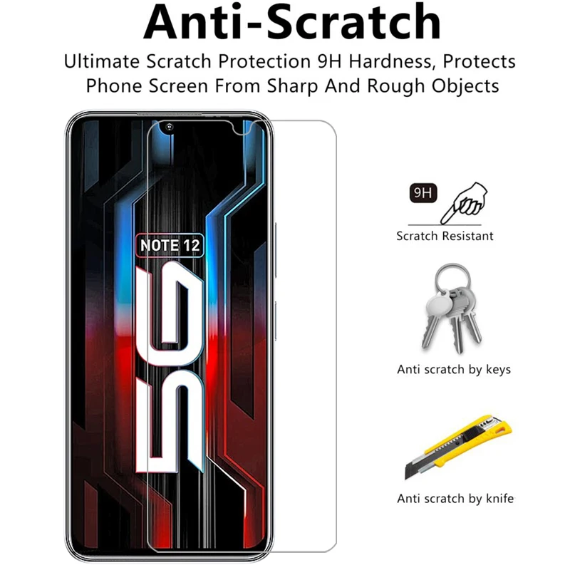 Закаленное стекло для infinix note 12 pro 4g 5g на infinity note12 2023 g96 not 12pro задняя крышка 360 ifinix