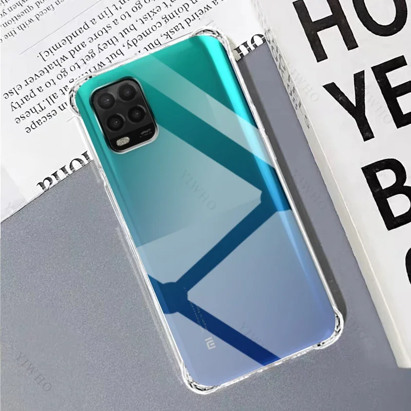 Прозрачный чехол для Xiaomi Mi 10 Lite 5G M2002J9G 6 57 дюйма утолщенный телефона Xiaomi10