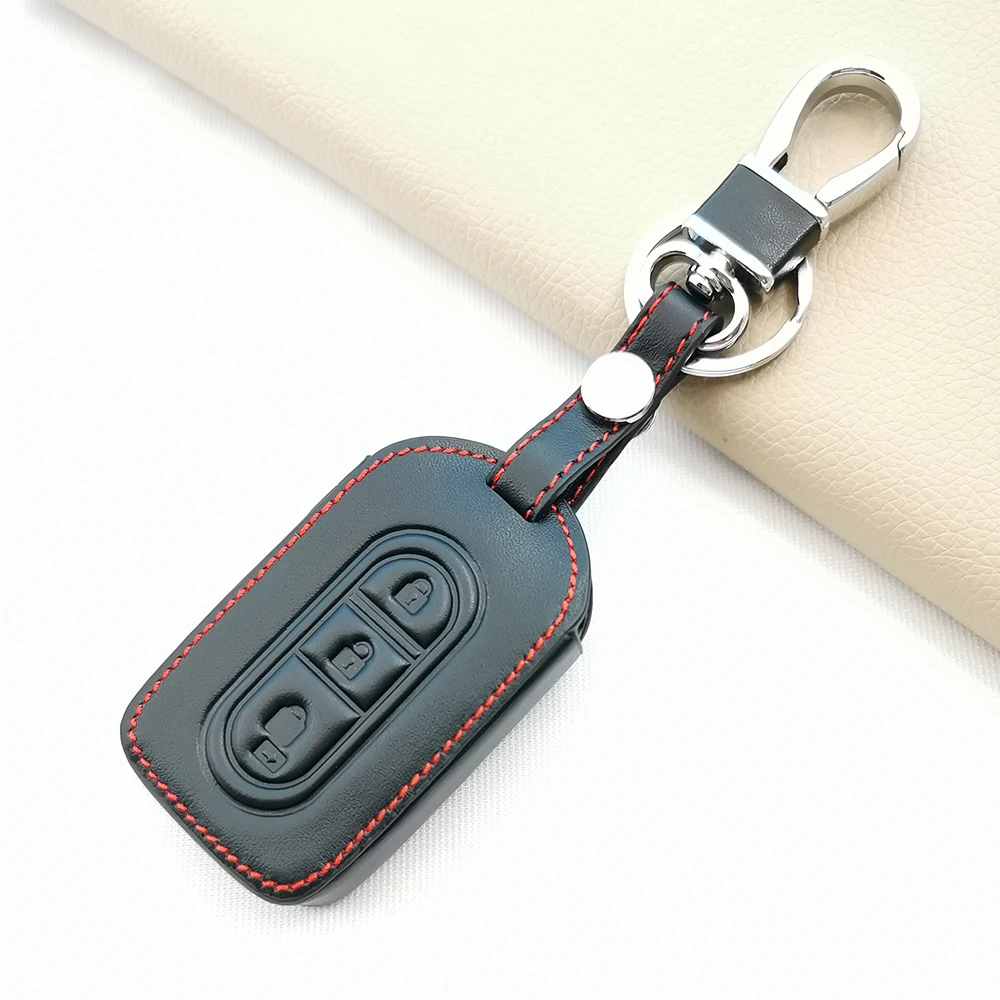 

Кожаный чехол для ключей для Nissan Qashqai J10 Tiida Micra X-Trail NV200 Navara Pathfinder Juke, держатель для ключей, автомобильные аксессуары