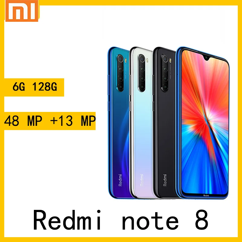 Xiaomi Redmi Note 8 smartphone global rom Snapdragon 665 48MP 4000mAh 18W Fast Charge