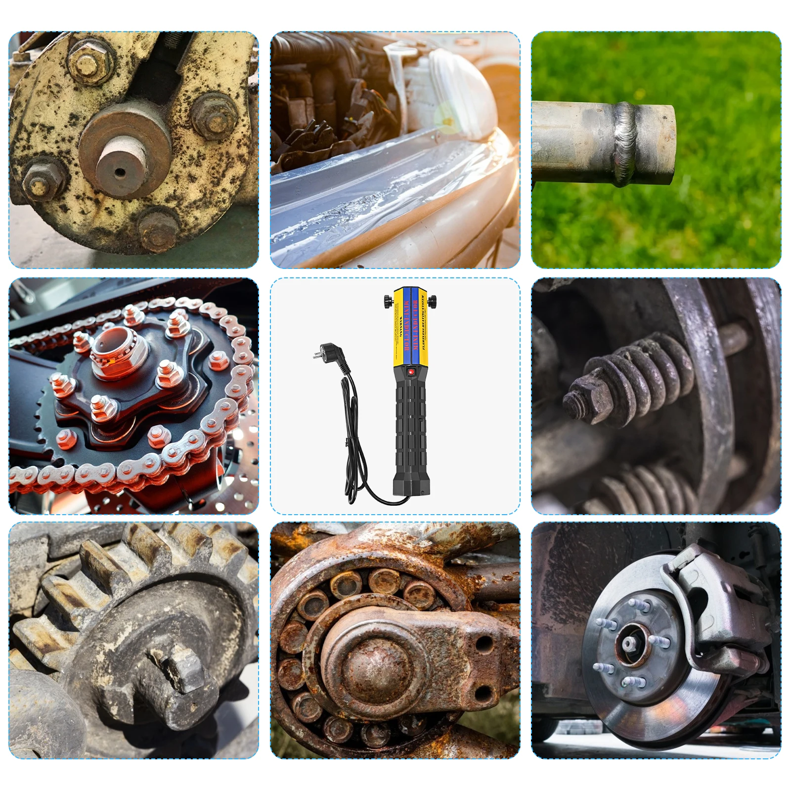 индукционный нагревать Беспламенная Электромагнитная лампа 1000 Вт с 8 катушками в