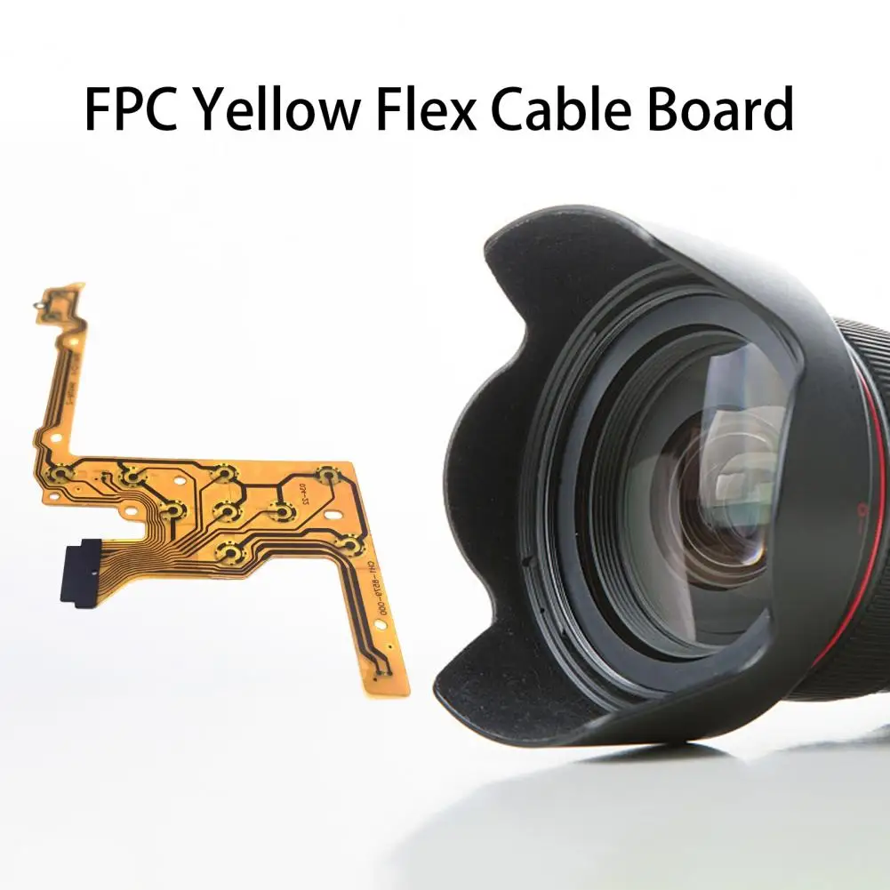 

Button Board Cable Lightweight Simple Installation Replaceable FPC Yellow Camera Flex Cable