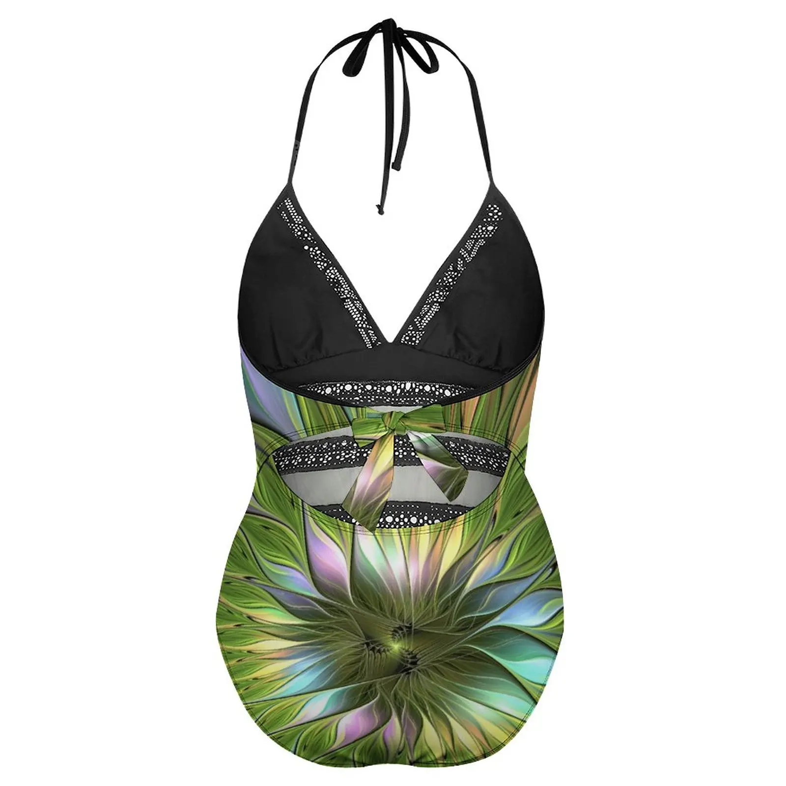 Светящийся фантазийный купальник с цветочным принтом Абстрактный Цветочный