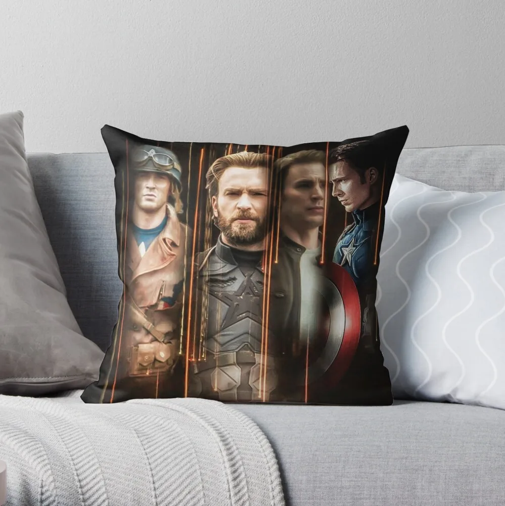 

Chris Evans Throw Pillow Pillow Case Polyester Home Decora Pillowcases Throw Pillow Case kussensloop almohada poszewka