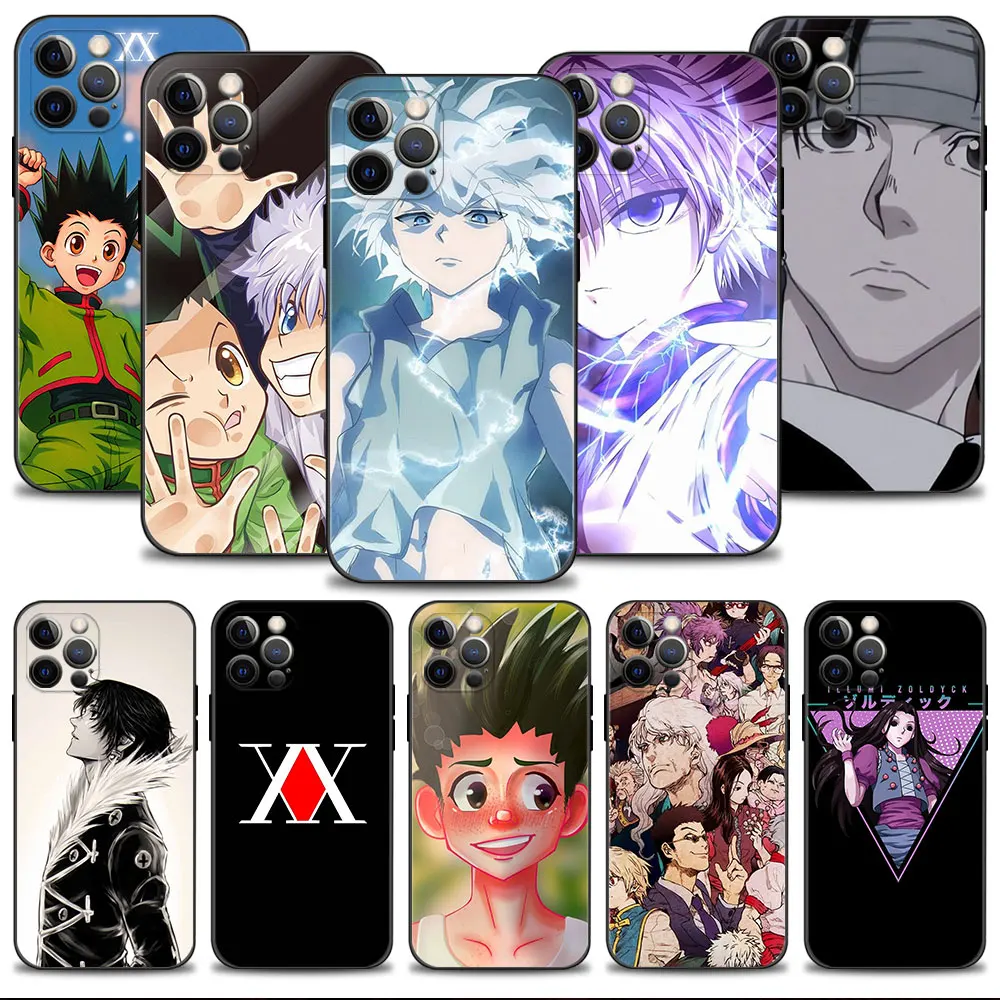 

Phone Case HXH Hunter X Hunter For iPhone 11 13 Pro Max 8 Plus 7 14 XS X XR 12 SE 5 6 Mini SE2 6S SE2022 Bag Matte