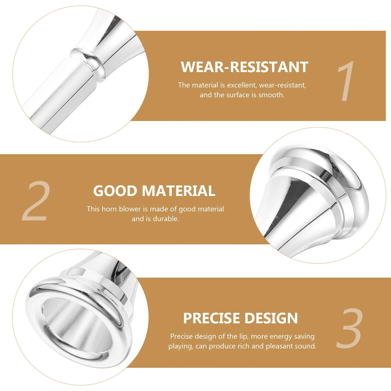 Мундштук с рогом вала удобная портативная деталь полезные аксессуары замена