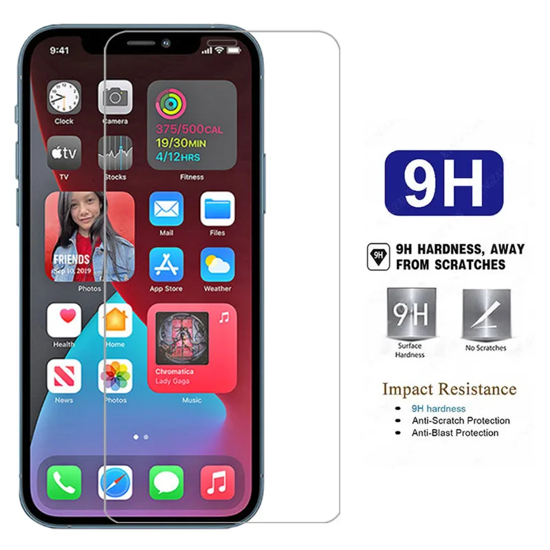 Фото Защитное закаленное стекло для Apple iPhone 12 Pro Max Mini, защитная пленка для экрана iPhone 12, 12 Pro, 12 Pro Max, 12 Mini, пленка для iPhone. №5
