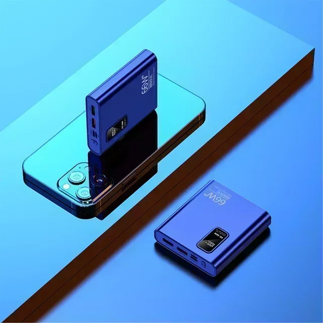 30000 мАч PD 66 Вт сверхбыстрая зарядка Power Bank HD цифровое портативное зарядное устройство внешний аккумулятор для Apple iPhone Xiaomi Universal