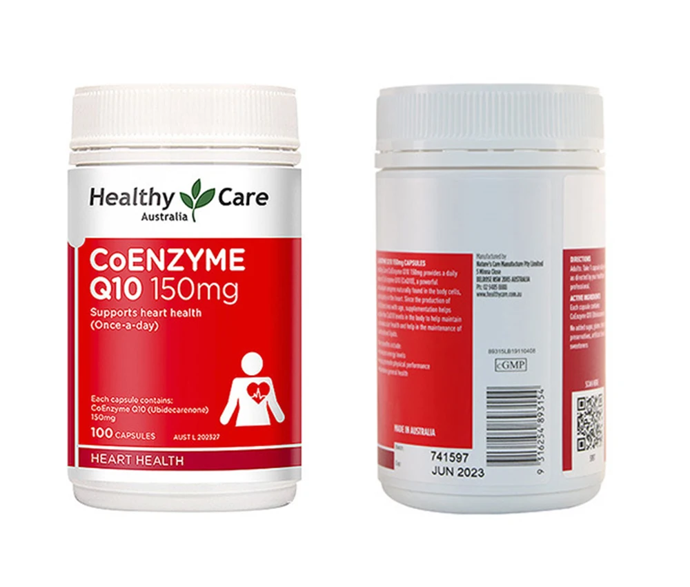 

100 pills HC coenzyme Q10 middle-aged and elderly health care products coq10 heart care soft capsules