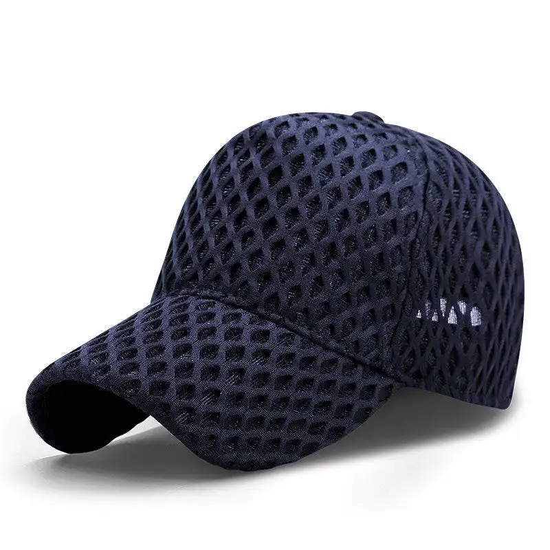 Summer Fashion Sports Hat For Men Fish Sunshade Mesh Outdoor Breathable Sunscreen Running Baseball Cap