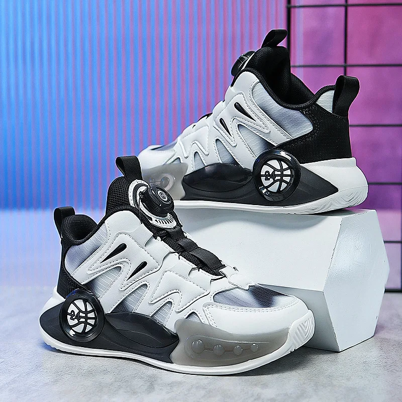 All Seasons Kids Sneakers Children's Fashion Sports Shoes Boys Basketball Shoes Leisure Breathable Outdoor Child Running Shoes