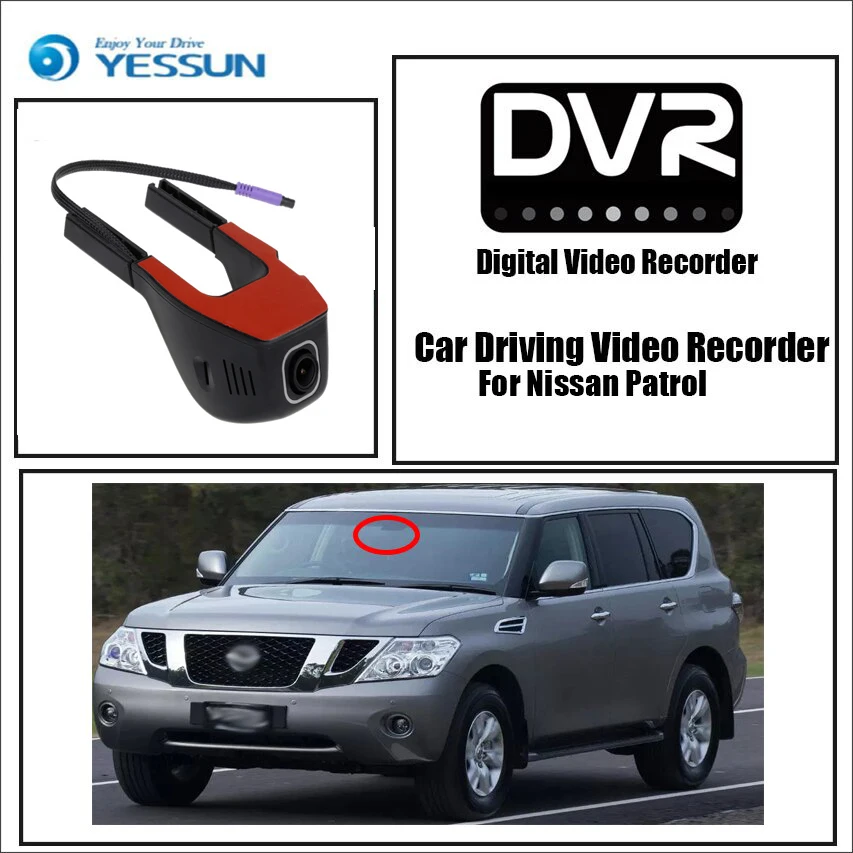 

Видеорегистратор YESSUN для Nissan, 96658 дюйма, FHD 1080P