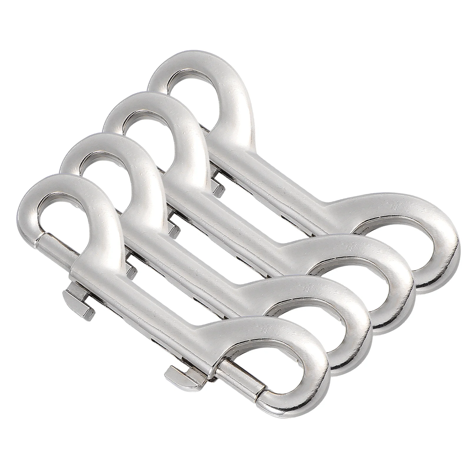 

Double Hook Snap Clips Ended Snaps Trigger Bolt Clip Hooks Metal Heavy Duty Chain Leash Fasteners Sided Spring End Key Buckle