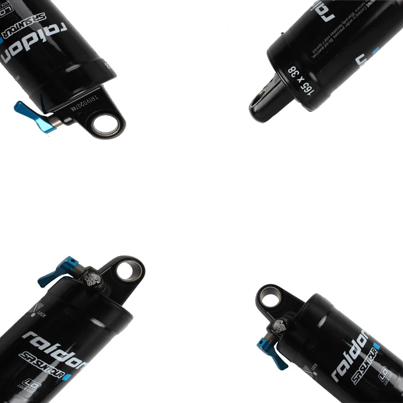 

Bike Rear Shock Bumper Shox Air Downhill Pneumatic Chamber Dampers Mountain Bike Suspension Pressure Lock Rear 165/190/200mm
