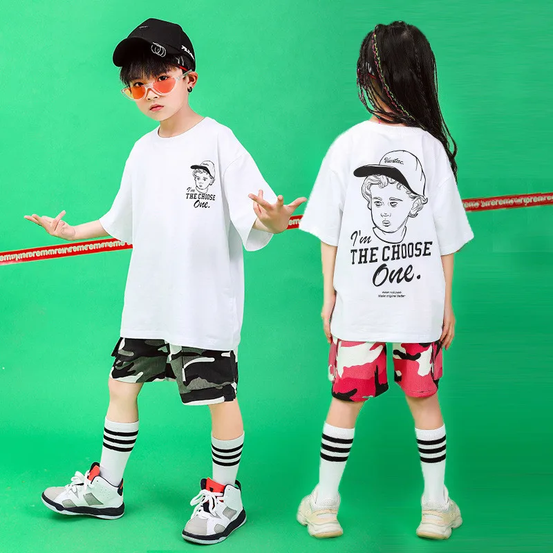 

Children Summer Clothes Set T Shirt + Shorts Casual Sport Suits Kids Streetwear Teen Tracksuit Hip Hop Outfit 4 6 8 9 10 12 14 Y