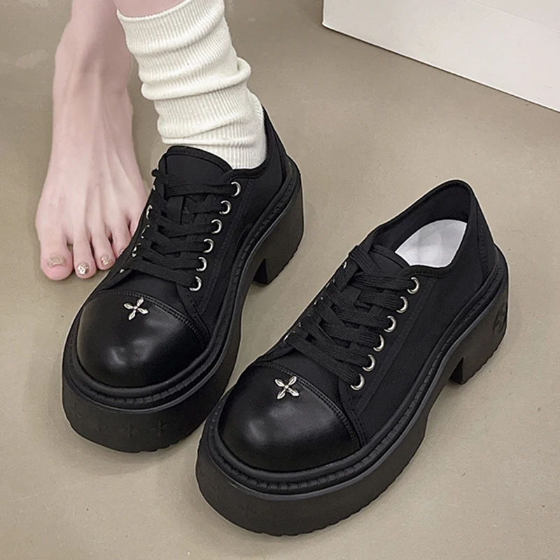 Кеды женские холщовые кроссовки на платформе шнуровке индивидуальный дизайн