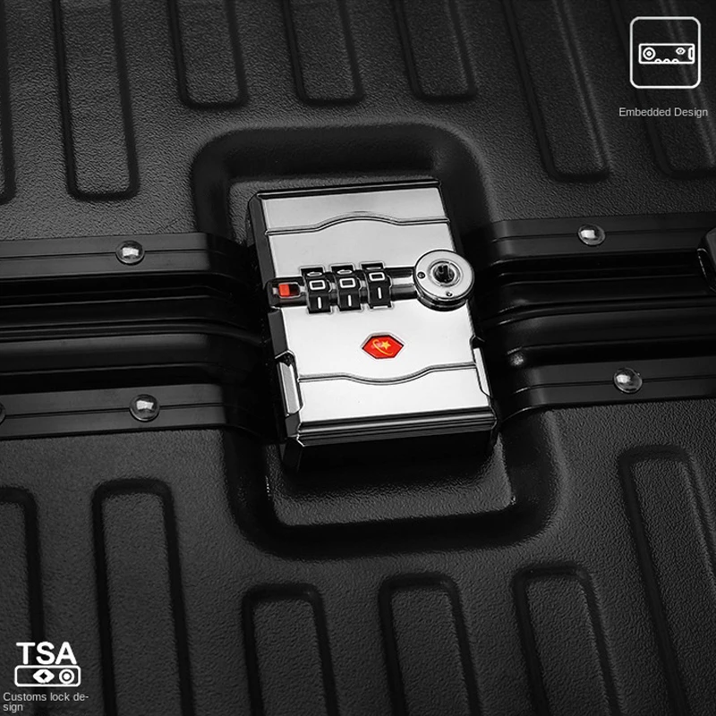 Высококачественная алюминиевая рама с замком TSA троллейка беззвучное колесо 28