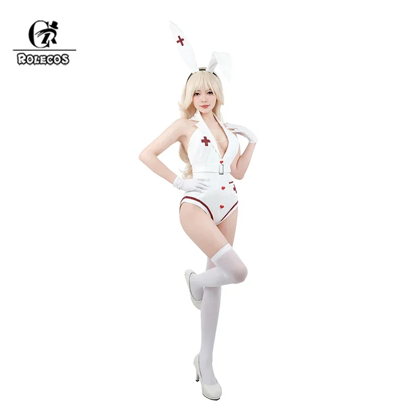 ROLECOS The Nun костюм кролика для девушек Хэллоуин вечерние Roleplay монахини взрослых