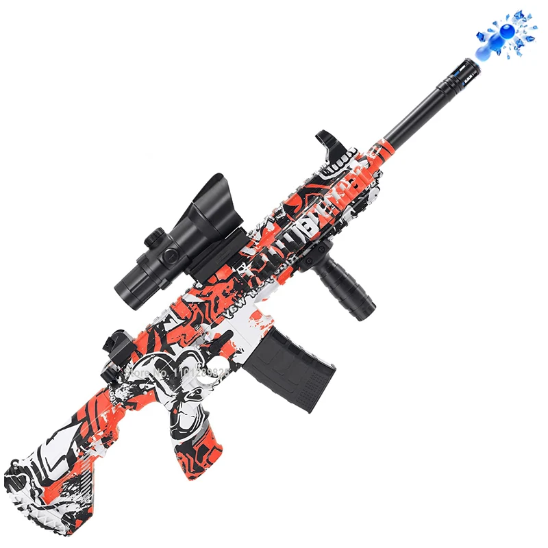 

Electric M416 Gel Blaster Water Paintball Gun Automatic Rifle Shooting Toys Pistol CS Fighting Outdoor Game for Children Gift