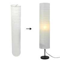 1pc 1m nordic style simple floor lamp light cover paper design floor light lamp shade decor european style for home hotel using