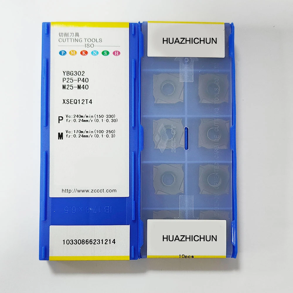 HUAZHICHUN YBG302 XSEQ12T4 100% оригинальная твердосплавная вставка