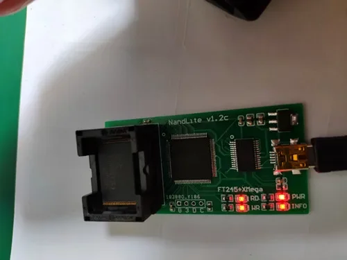 TSOP48 NAND FLASH горелка NANDLite программатор флэш-памяти Маршрутизатор ЖК-телевизор