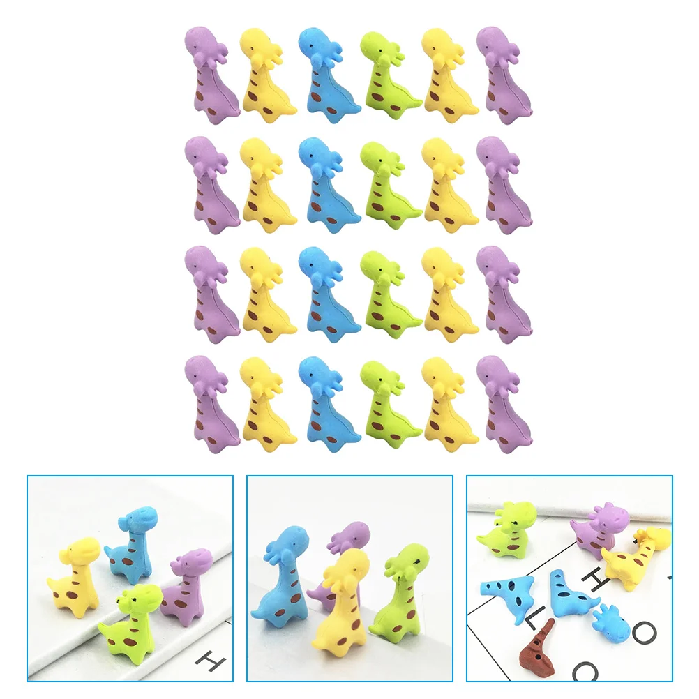 

24 звёздочка, ластик в виде животного, призы для классной комнаты, для учеников начальной школы, пластиковое использование