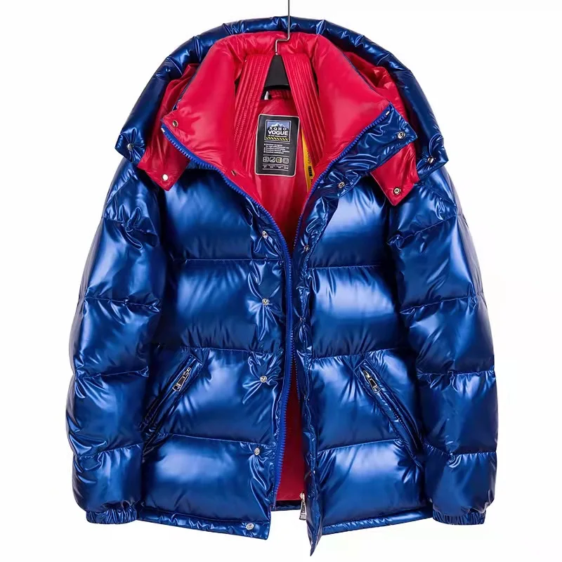 Men's Down Jacket  90% White Duck Feathers Coat Luxury High Quality Correct Version Solid Waterproof Windproof Overcoat