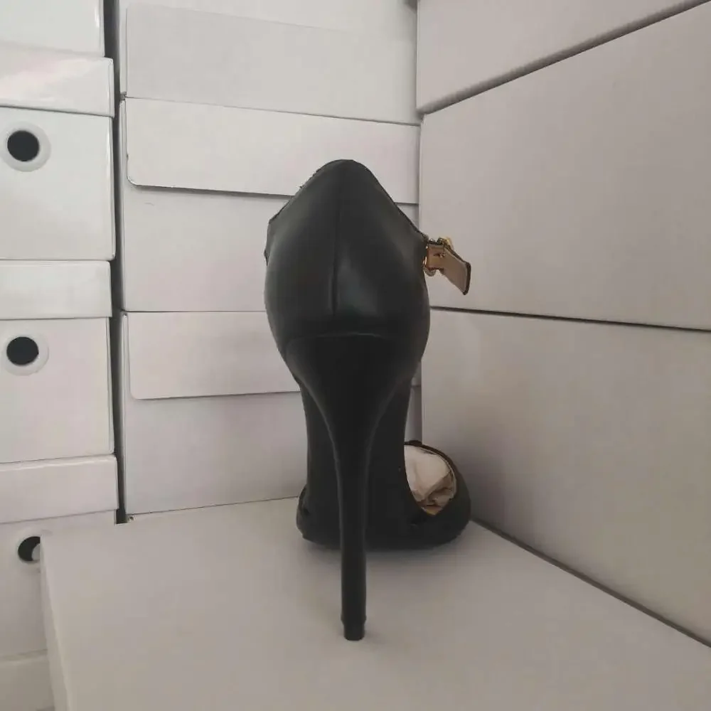 ASIOFU/женские туфли-лодочки ручной работы на высоком каблуке с пряжкой и ремешком