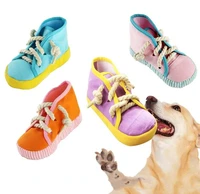 plush slippers dog sounding toy plush bite resistant molar sounding small and medium sized dog teddy training pet supplies