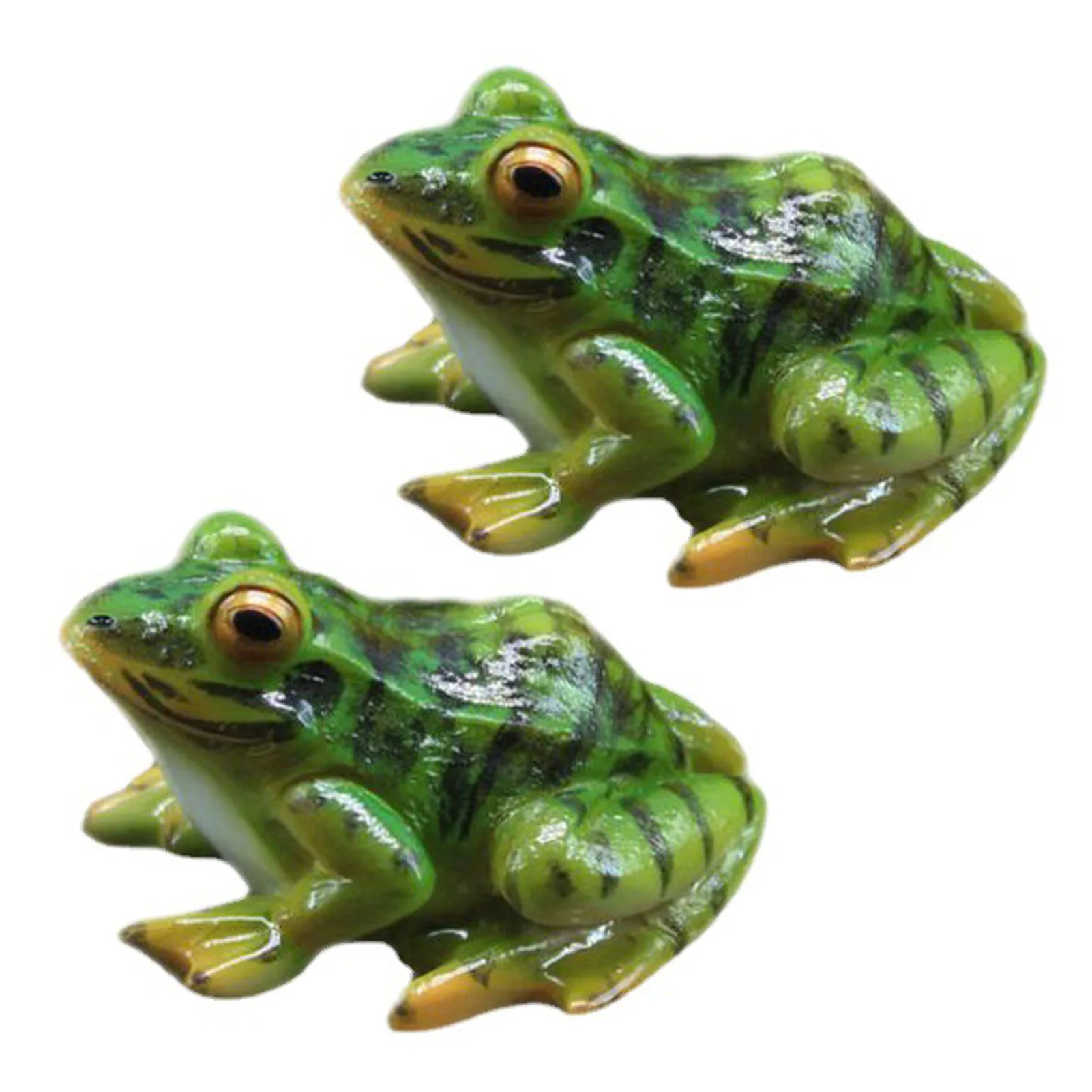 

Домашний декор, фигурка в виде микро-ландшафта для внутреннего дворика, уличная скульптура животного, садовый орнамент, статуя лягушки, мил...