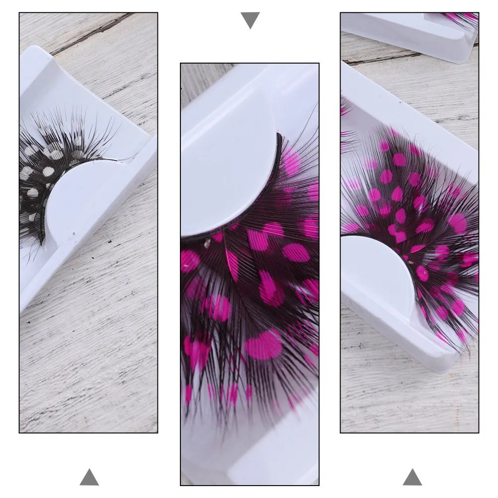 2 пары накладных ресниц ручной работы, многоразовые, стильные, для ночных клубов и фестивалей (art.: 3920d8eba41c0) - 3920d8eba41c0