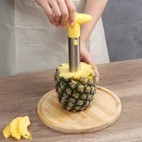 fruit slicer stainless peeler cut cooking tools machine pineapple cutter spiral easy knife steel cutting accessories tool corer
