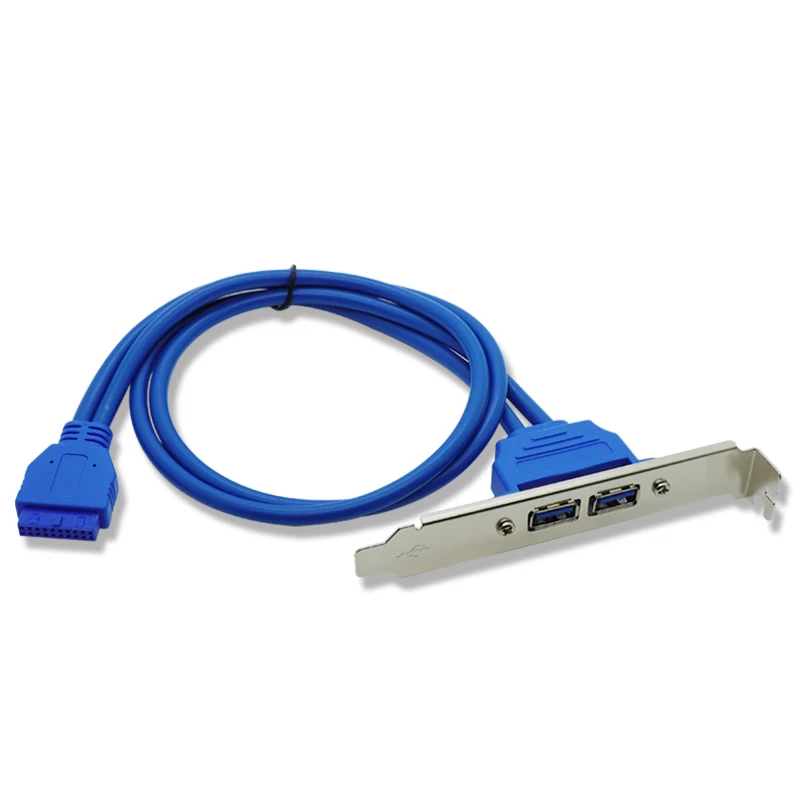 

Кабель-перегородка USB 3,0 для материнской платы, с 20 контактами на два USB 3,0
