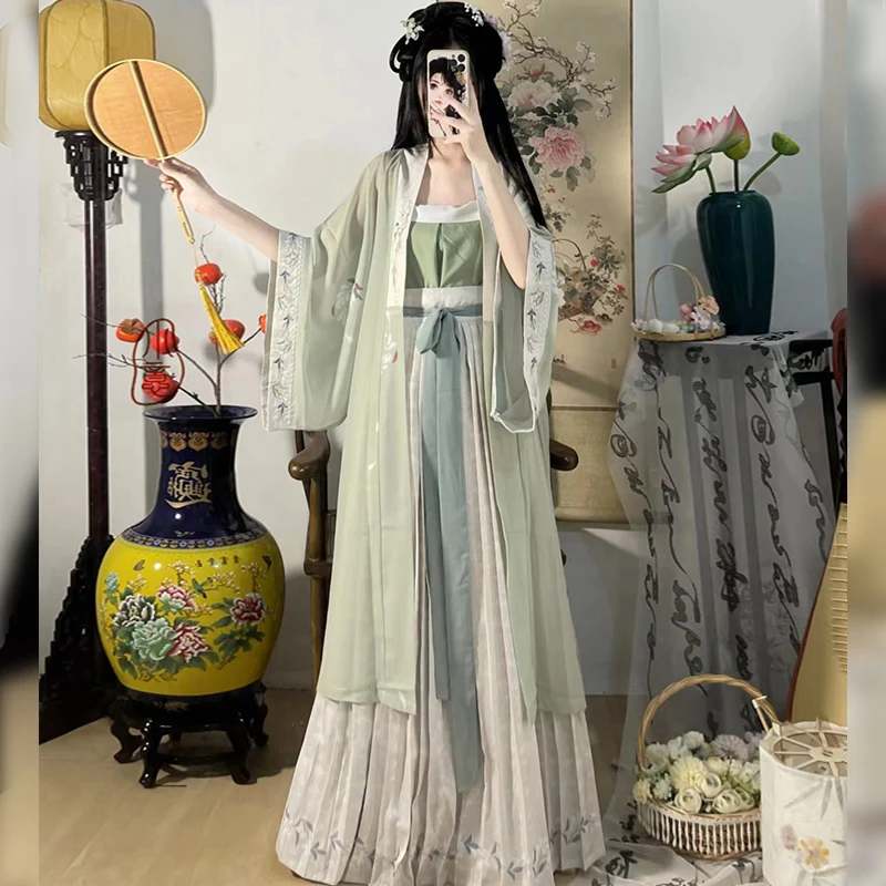 

Chinese Style Traditional Hanfu Cosplay Costume Princess Dresses Improved Fairy Elegant Beautiful Girl Asian Retro Fashion