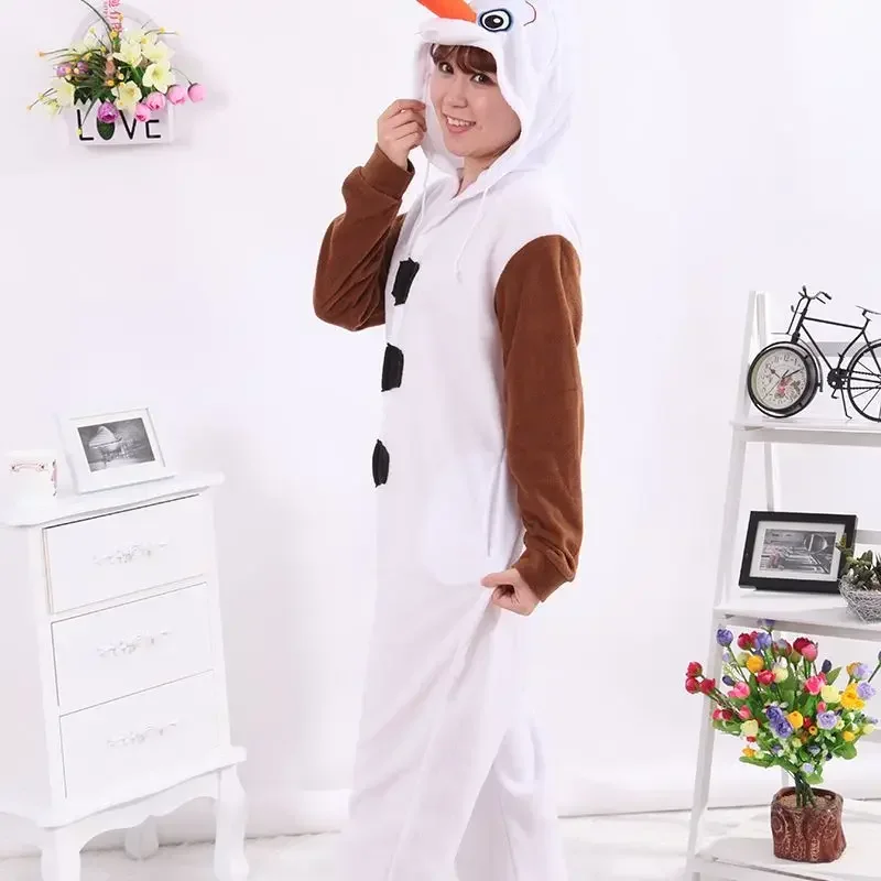 Новинка 2025 комбинезоны Olaf Snowbaby унисекс пижамы для взрослых костюмы косплея