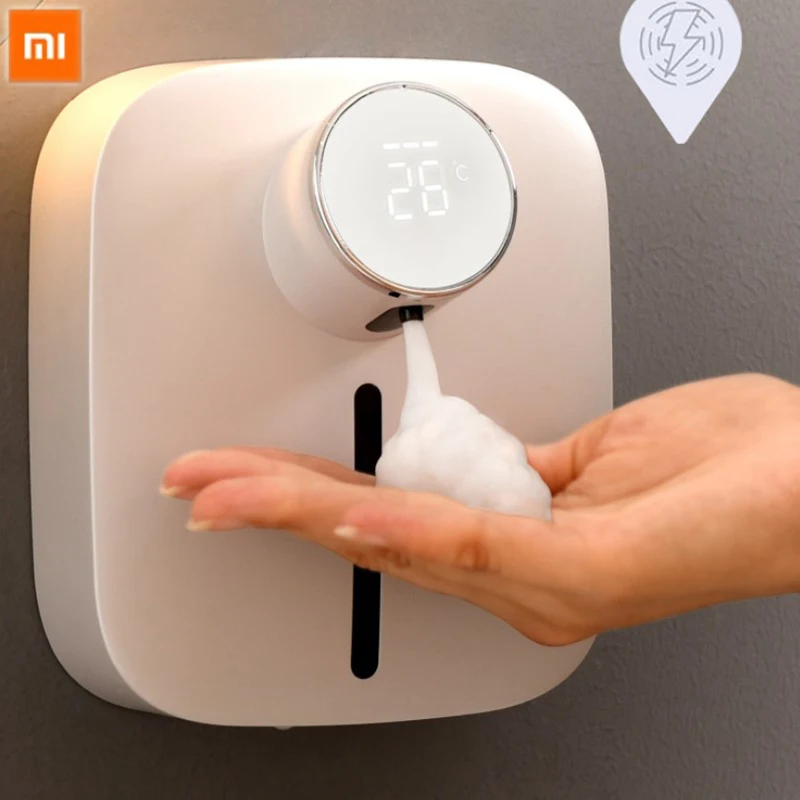 

Xiaomi Automatic Rechargeable Disinfection Soap DispenserSterilization Clean Wall-mounted Temperature Liquid Foam Sanitizer