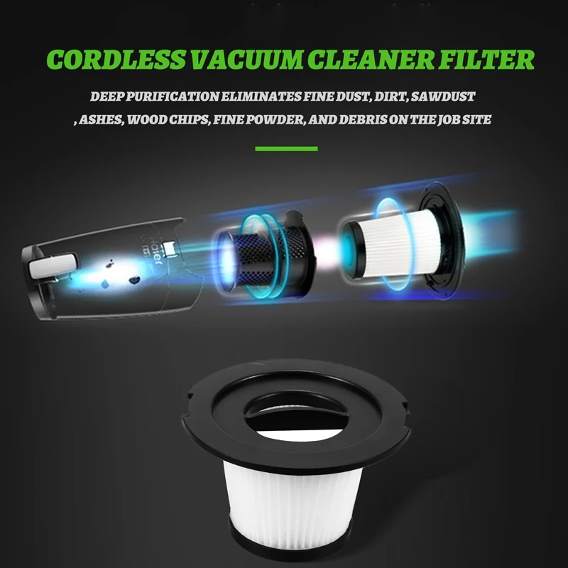 4 комплекта сменных фильтров сетчатый фильтр для беспроводного пылесоса Moosoo K17