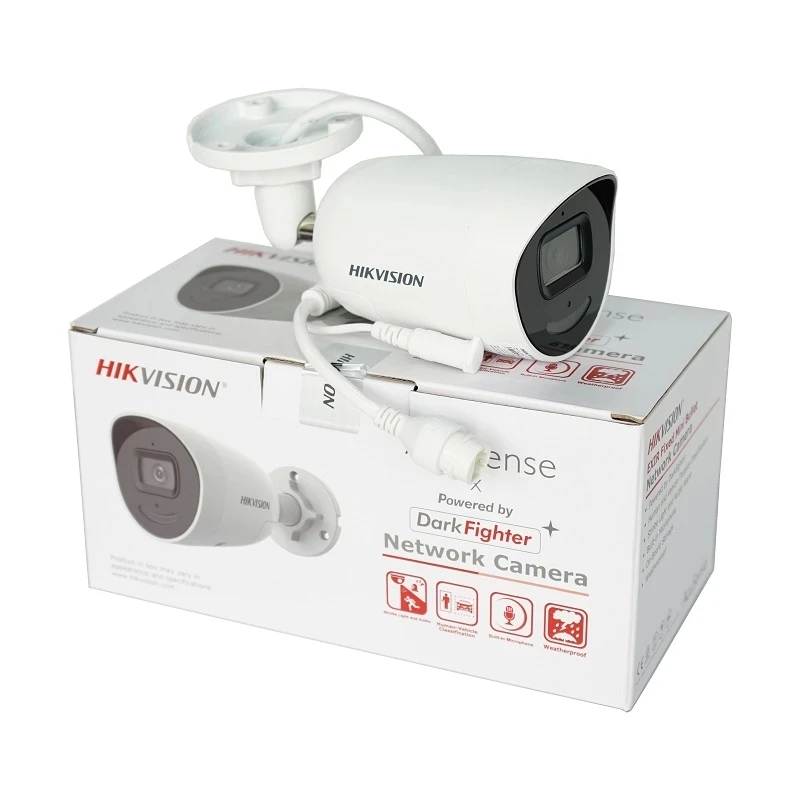 

Hik DS-2CD2086G2-IU/SL 4K 8MP IP Camera AcuSense Strobe Light and Audible Warning Fixed Bullet Network Camera