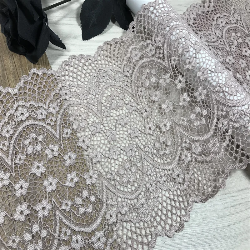 2 м/комплект эластичная кружевная отделка растягивающаяся ткань - купить по